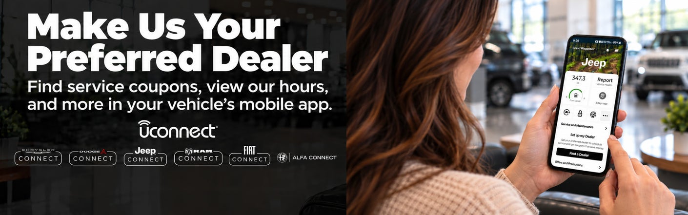 uconnect® make us your preferred dealer | London Chrysler Dodge Jeep Ram in London OH