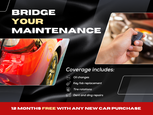 12 Months Free Maintenance With Any New Car Purchase!