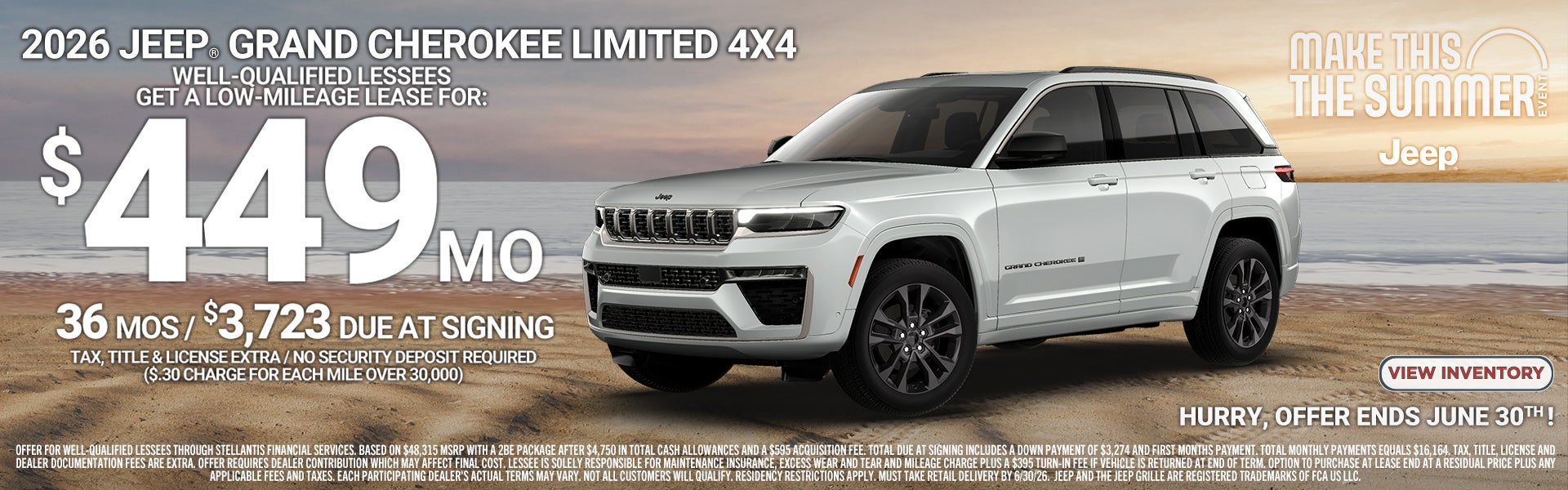 2026 Jeep grand cherokee limited 