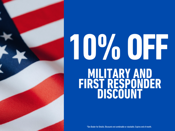 Military and First Responder Discount