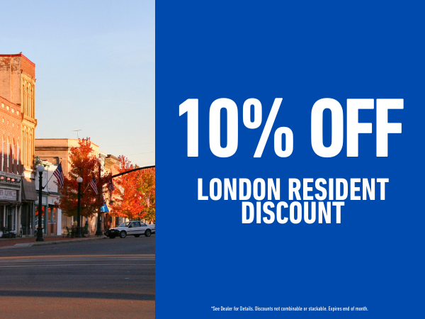 10% OFF London Resident Discount