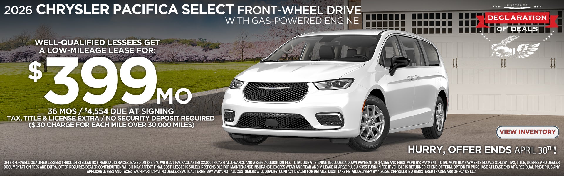 Chrysler Pacifia Select 