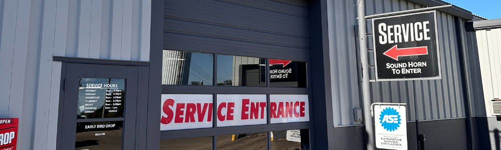 London CDJR Service Entrance